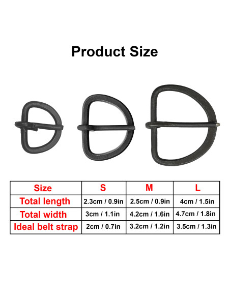 Fibbia medievale Medioevo in ferro...