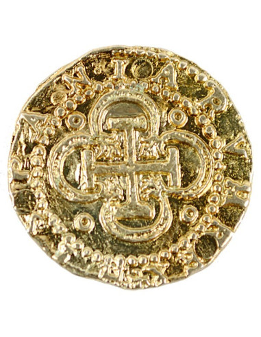 Moneta 2 Escudos oro, 3 cm.