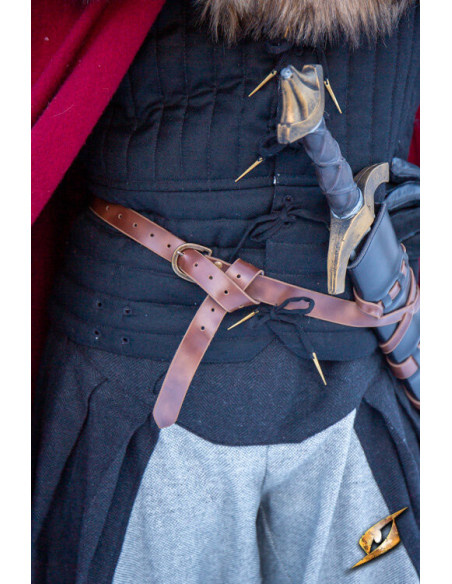 Fodero con cintura per spade in pelle... Fodero con cintura per spade in pelle...