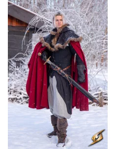 Fodero con cintura per spade in pelle sintetica, colore...