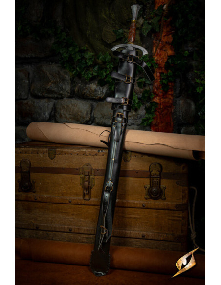 Fodero regolabile per spade in pelle... Fodero regolabile per spade in pelle...