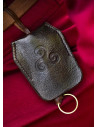 Portachiavi in pelle celtica con Triskelion - Marrone