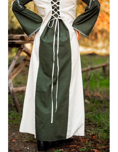 Abito medievale modello Amalia, verde...