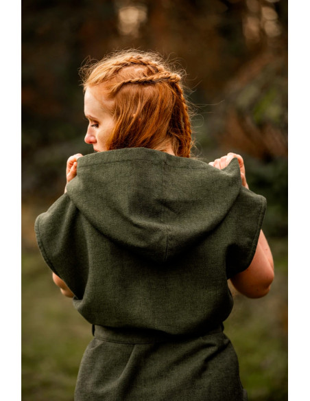 Tunica verde da arciere medievale,...