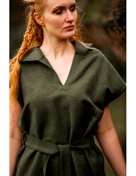 Tunica verde da arciere medievale,...