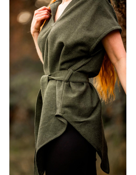 Tunica verde da arciere medievale,...