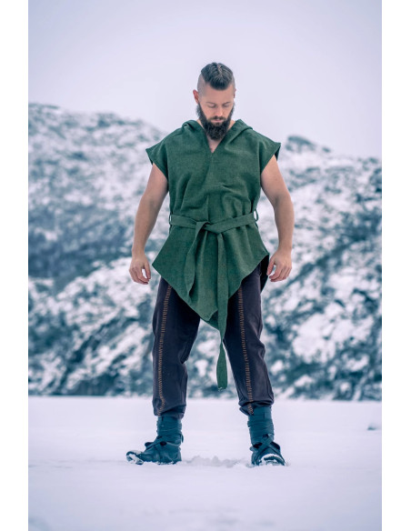 Tunica verde da arciere medievale,...