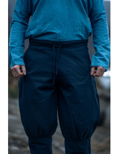 Pantaloni vichinghi da uomo Kjell, neri