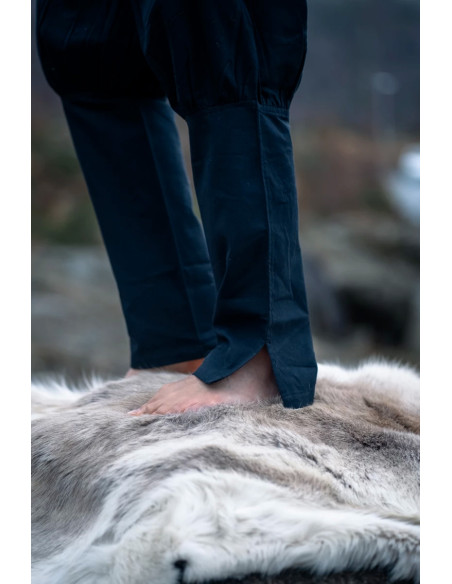 Pantaloni vichinghi da uomo Kjell, neri