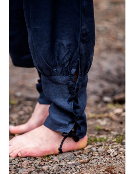 Pantaloni vichinghi in lino Wodan,...