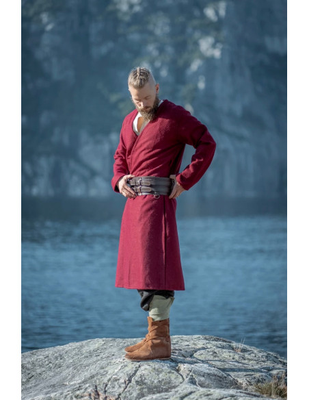 Tunica vichinga aperta in lana,...