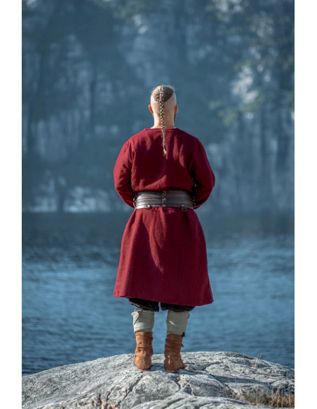 Tunica vichinga aperta in lana,...