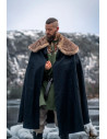 Mantello vichingo modello Janne, nero