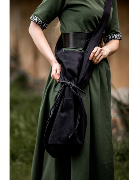 Borsa a tracolla modello Leti, nera