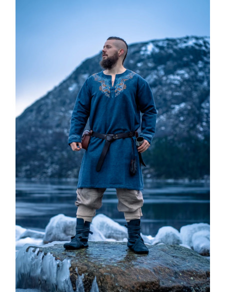 Tunica vichinga di Snorri con ricamo...