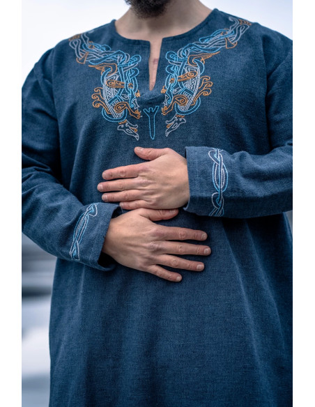 Tunica vichinga di Snorri con ricamo...