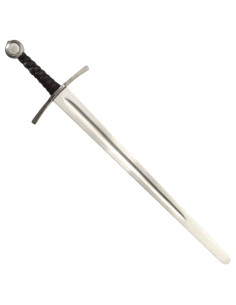 Spada medievale corta da arciere, guardia curva