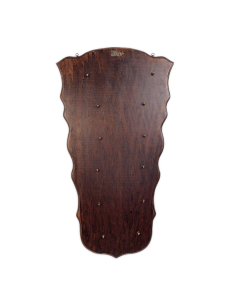 Espositore da parete in legno per 6 pistole antiche