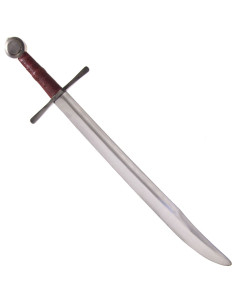Spada da combattimento gotica Falchion, guardia dritta