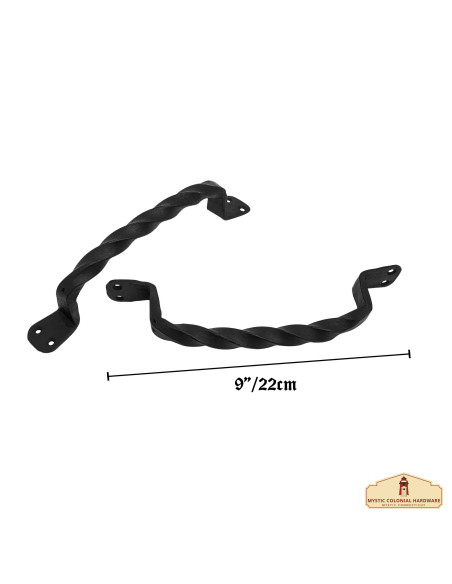 Set di 2 maniglie per porte medievali...