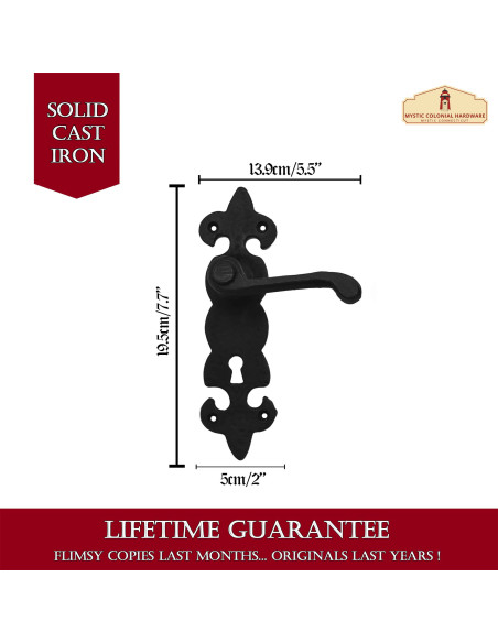 Set di 2 maniglie giglio per porte...