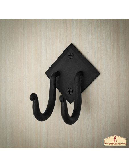 Supporto in ferro battuto a doppia...