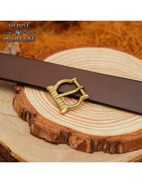 Piccola fibbia medievale in ottone...