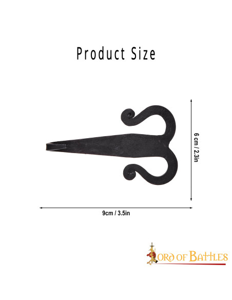 Fibbia medievale a gancio in ferro...