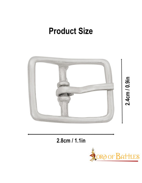 Fibbia medievale in acciaio per...