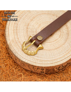 Fibbia per armatura medievale in ottone (26,6 x 27,9 mm) 2