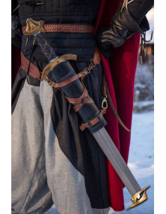 Cintura per spada LARP, pelle sintetica