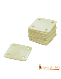 Confezione da 6 tavolette decorative in osso vichingo per... 2