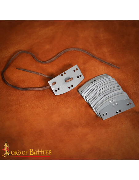 Confezione da 100 piastre in acciaio...