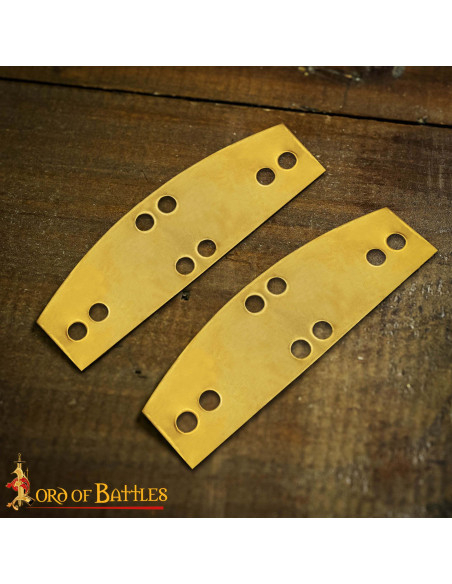 Confezione da 20 piastre in ottone...