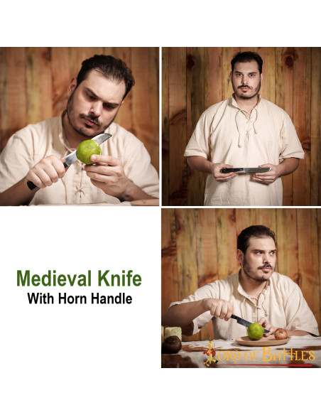 Coltello medievale in acciaio inox...