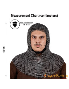 Cotta di maglia del boia medievale in acciaio dolce,... 2