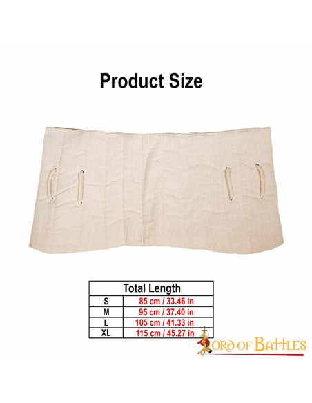 Cintura medievale imbottita modello...