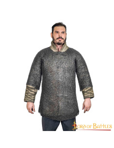 Cotta di maglia in acciaio inox modello Haubergeon (9 mm.)