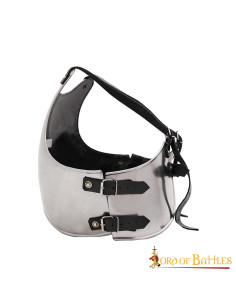 Corazza medievale in acciaio per armatura, finitura lucida 2