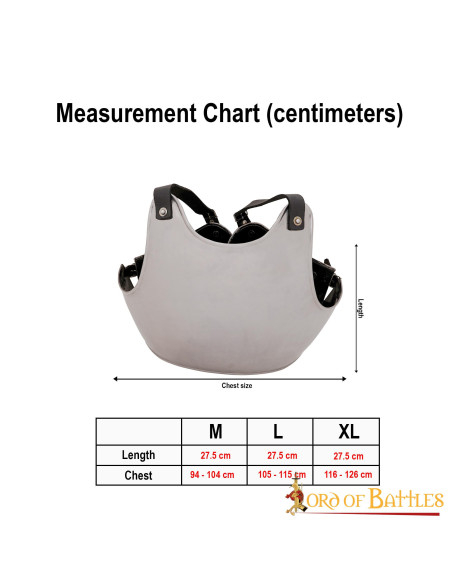Corazza medievale in acciaio per...