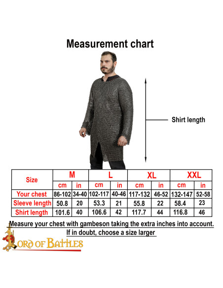 Cotta di maglia in acciaio...