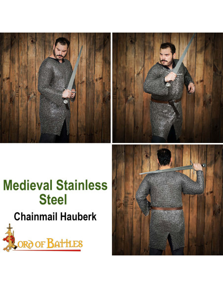 Cotta di maglia in acciaio...