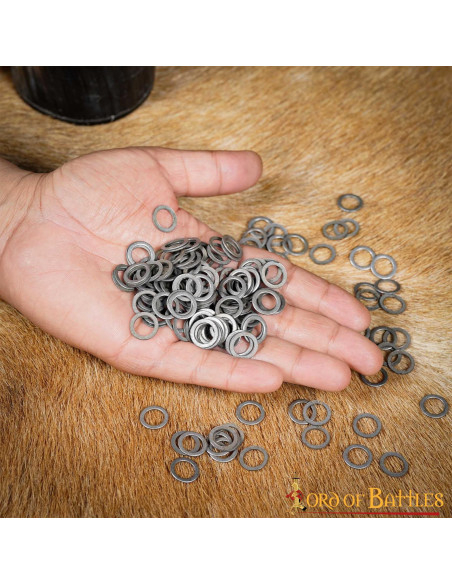 Anelli piatti solidi in acciaio...