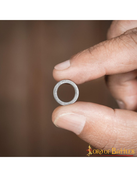 Anelli piatti solidi in acciaio...