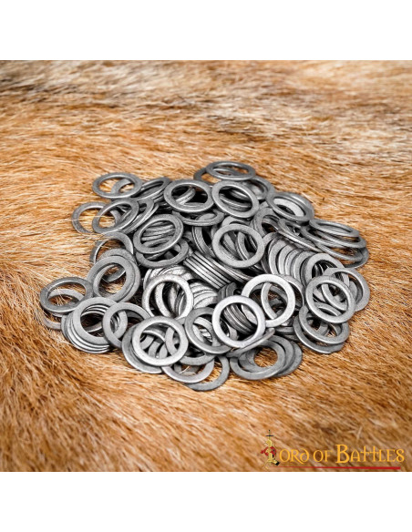 Anelli piatti solidi in acciaio...