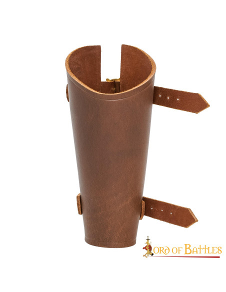 Bracciale medievale in pelle per...