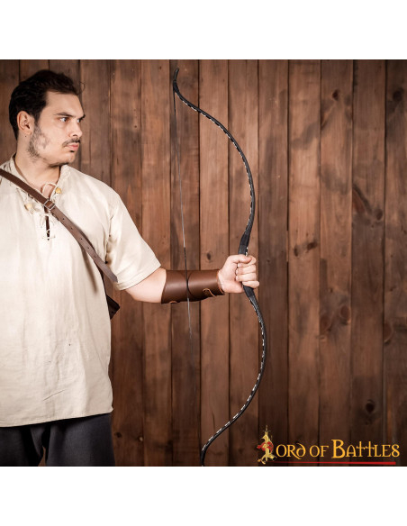 Bracciale medievale in pelle per...