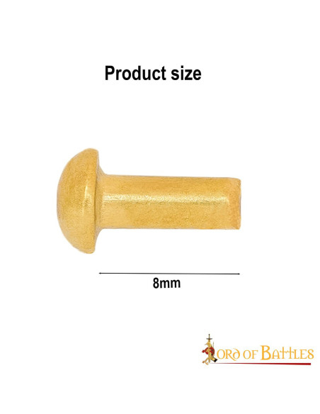 Confezione da 25 rivetti in ottone...