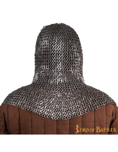 Boia in maglia di maglia d'acciaio, anelli piatti e... 2