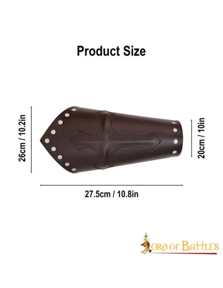 Bracciali medievali in cuoio simbolo...